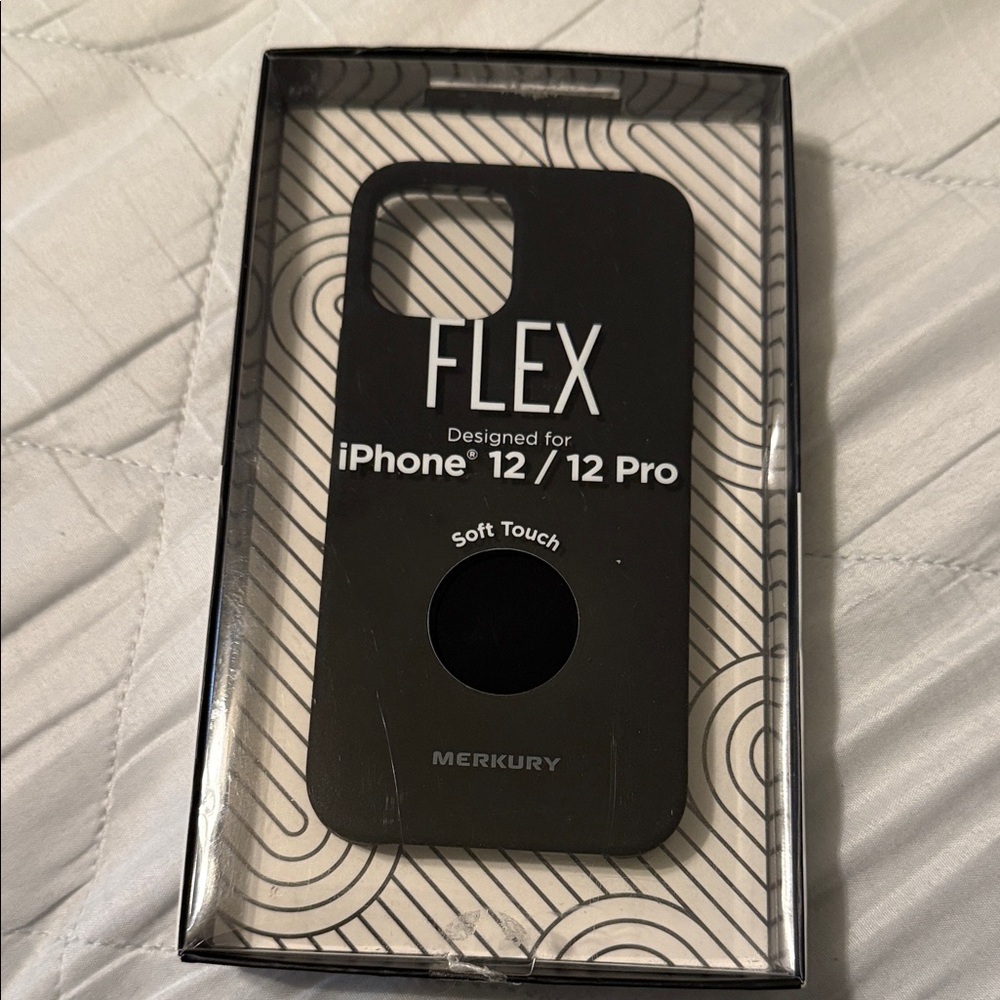 Merkury Innovations Black Flex Case for iPhone 12/12 Pro NIB